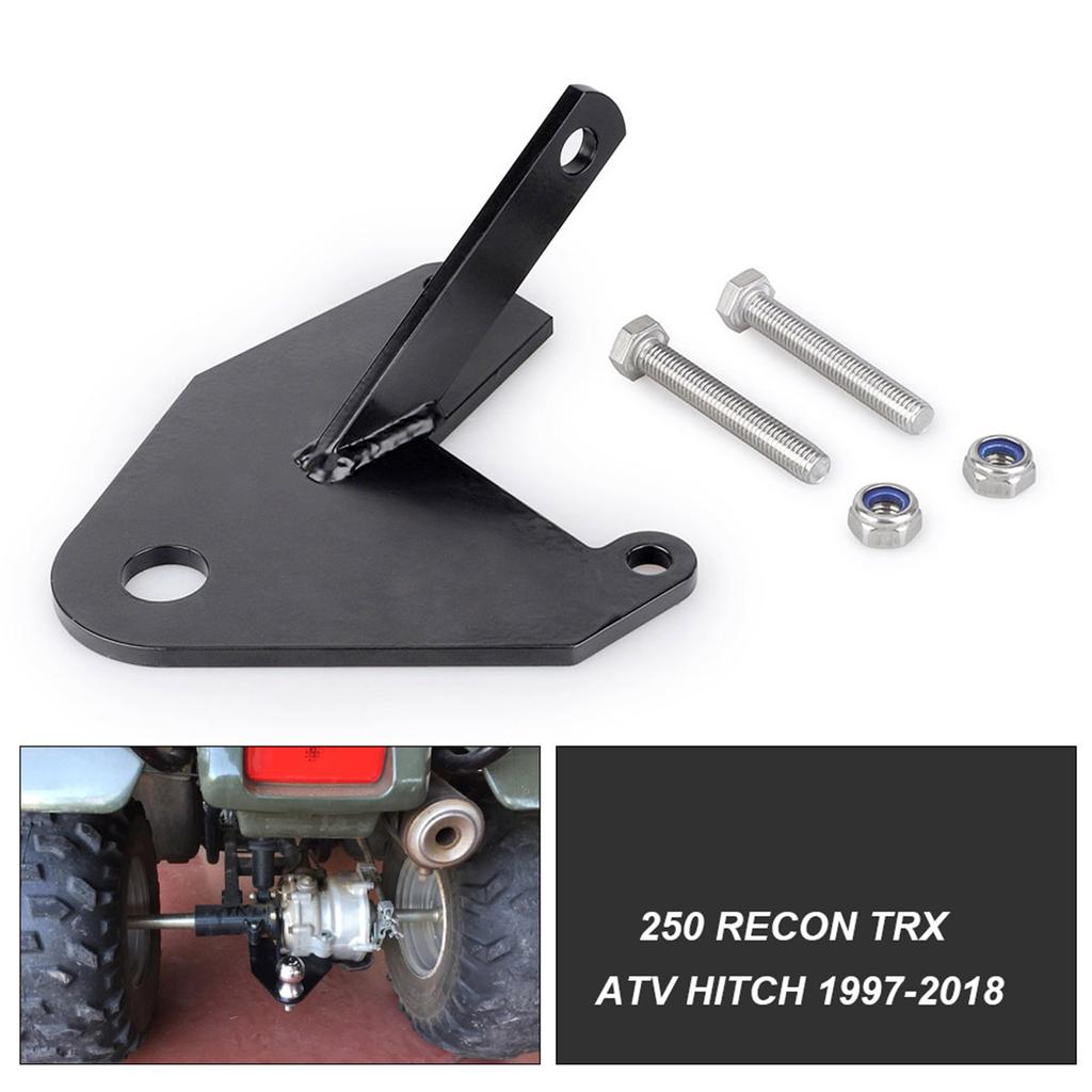 Anhängerkupplungsaufnahme Ersatz Hochleistungsmetallkupplung für Honda TRX 250 1997-2018 ATV-Zubehör Einfache Installation