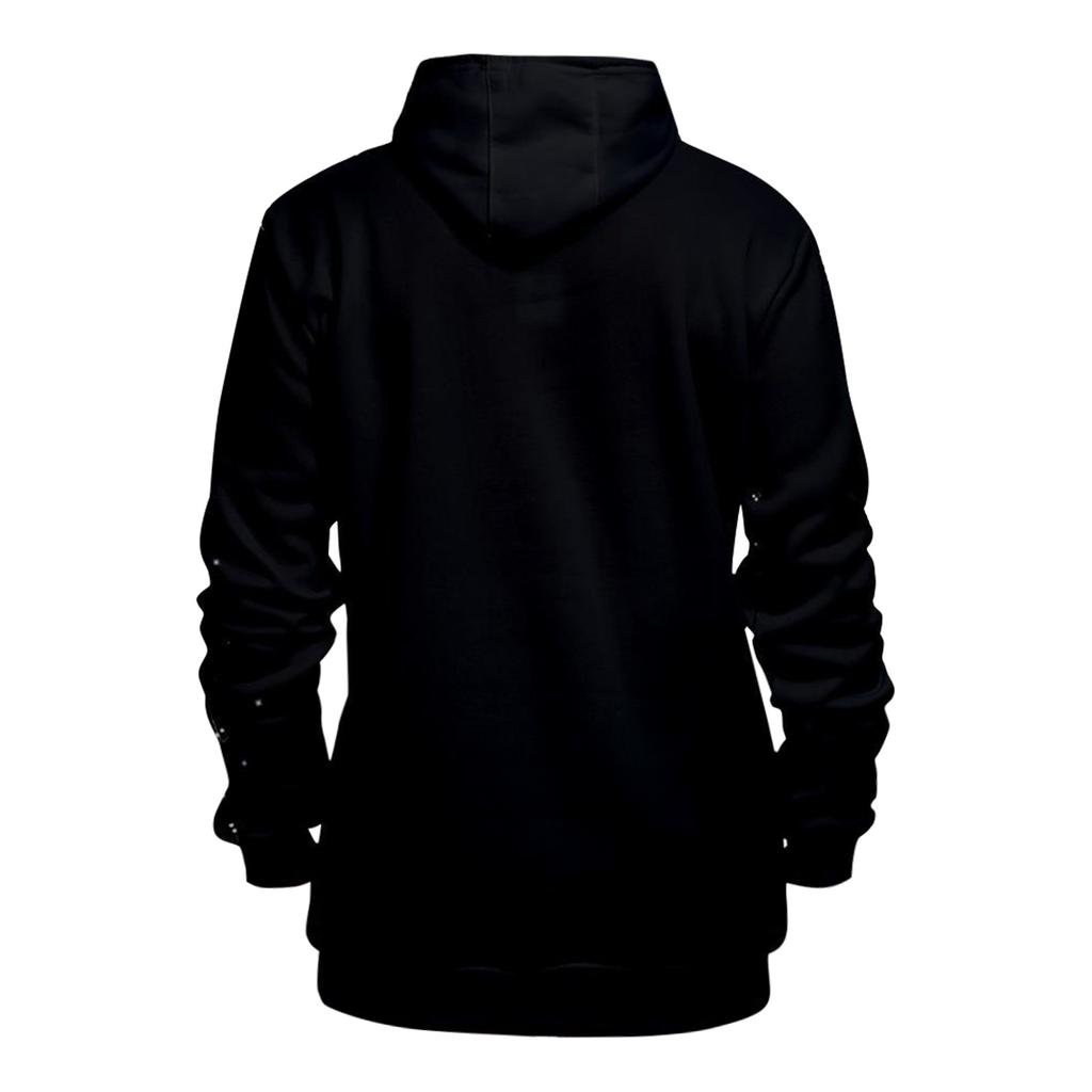 Motetrykk Løs Langermet hettegenser for menn og kvinner