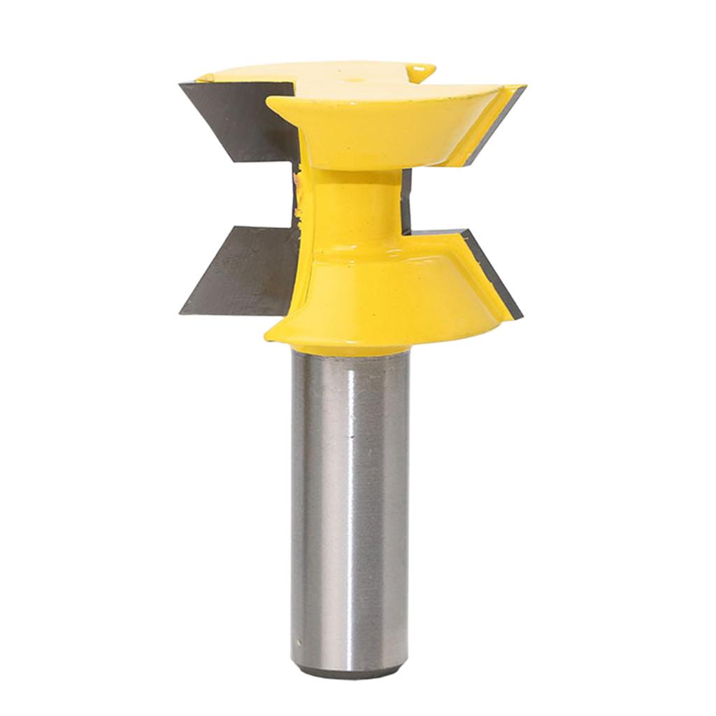 Large Lock Miter Router Bit 120Degree Shank Tenon Cutter Woodworking CarvingTool