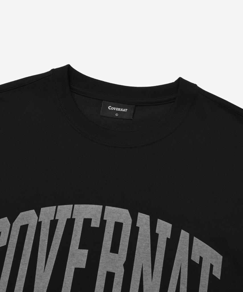 COVERNAT Cool Cotton Arch Logo Sleeveless Black