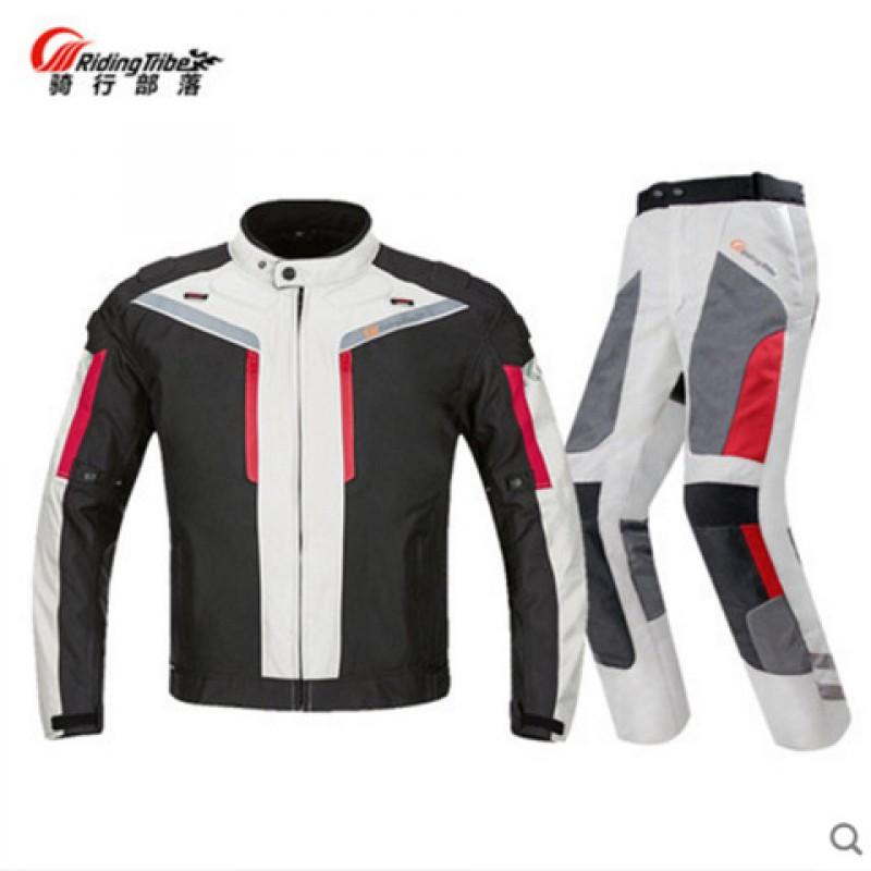 Motorcycle Riding Suit Set Men's Mesh Off-road Racing Waterproof Breathable