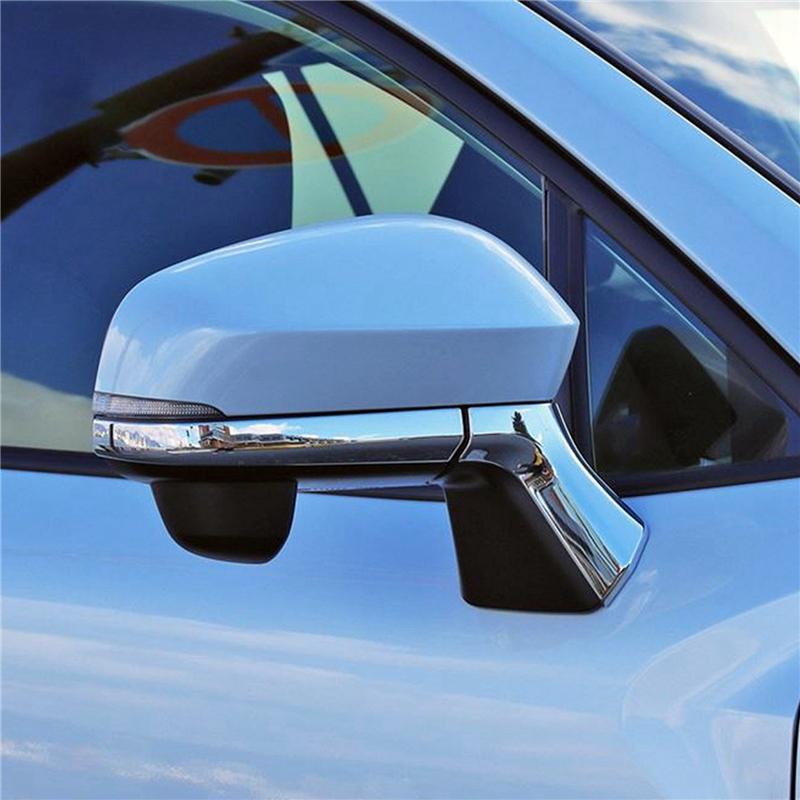 16Pcs ABS Chrome Side Rearview Mirror Strip Cover Trims Sticker For Toyota Corolla Cross 2025 2025 RHD-A99D