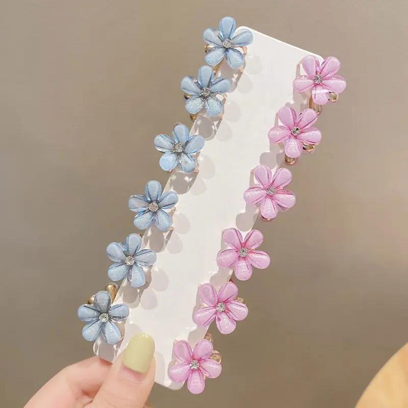 2023 Summer Camellia Mini Hair Claw Clip for Girls