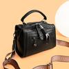 2026 New Large Capacity Boston Pillow Bag Women's Crossbody Soft Leather Handbag Commute Quality Single Shoulder Bag
