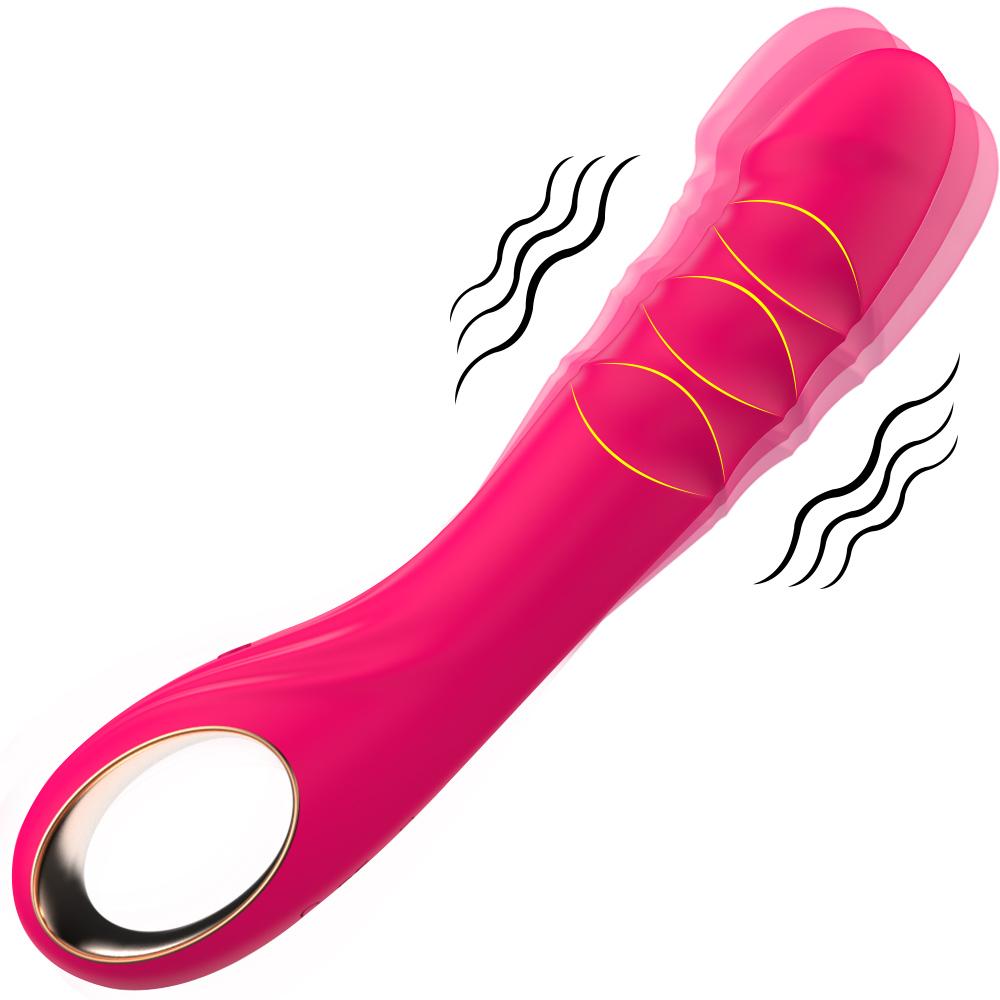 Dildo Thrusting Vibrator G pot Clitoral Anal Stimulator with 10 Thrusting Vibrating Modes Adult Sex Toy for Women Couples