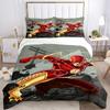 3pcs Flash Superhero Cover Set,Soft Comfortable Duvet Cover,Guest Room (1*Duvet Cover + 2*Pillowcases, Without Core) Yy251024086