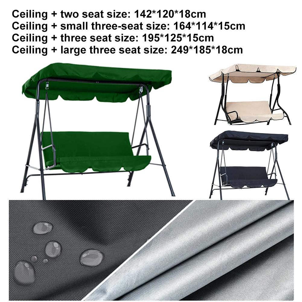210d Outdoor Swing Canopy Cover Sun Canopy Cover Courtyard Rainproof Swing Cover