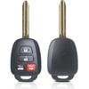 MechanMagic Key Fob Remote Replacement Fits for Toyota Corolla 2014 2015 2016 2017 2018 /Camry 2014-2017/Tacoma 2016-2018 HYQ12BDM Keyless Entry