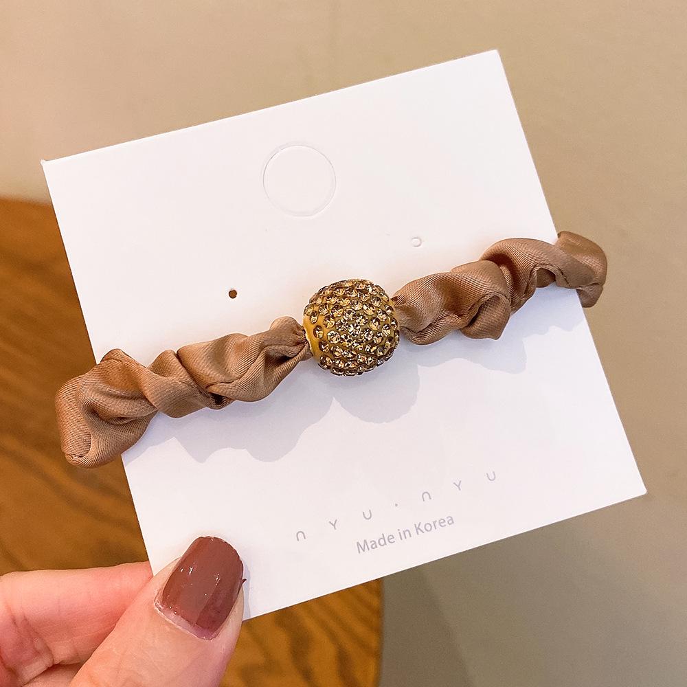 Leopardenmuster Strass-Haargummis: Luxuriöse Haargummis für Damen