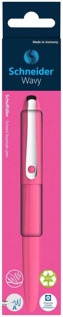 Schneider Fountain Pen Wavey Pink WV162119B (Boxed)