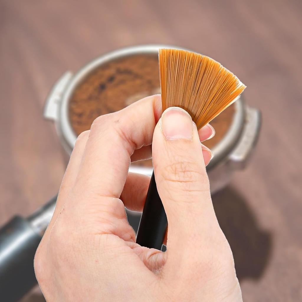 YFFSFDC Kaffeemühle Reinigungsbürste, Doppelseitige Bürste, Antistatisch, Reinigungswerkzeug für Kaffeemühlen