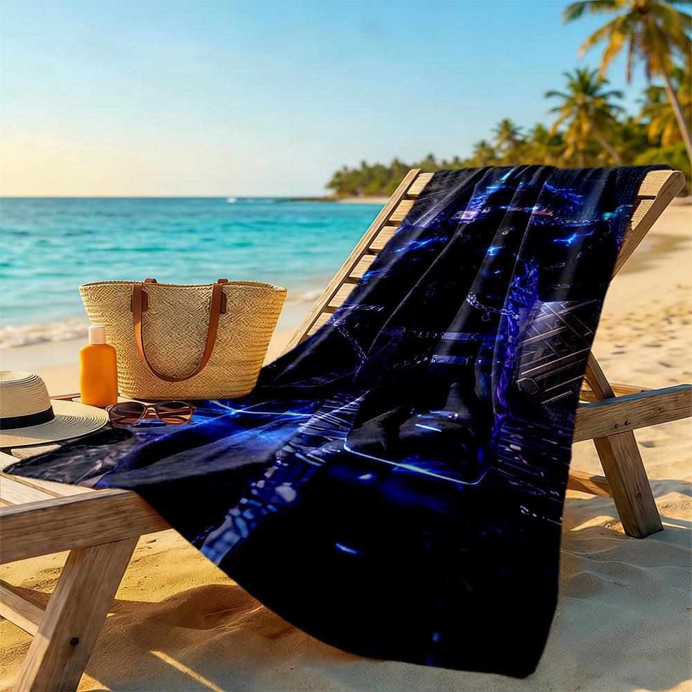 Roblox Strandtuch Weich Langlebig Schnelltrocknend Bequem Leicht Perfekt für Reisen Yoga Camping und Schwimmen