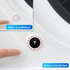 Car Door Anti-Collision Silicone Pads Shock Absorber Gasket For Tesla Model 3 Model X S 2016-2020 Decals TM3 TMX TMS Decal