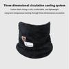 Solid Winter Warm Collor Ring Scarf Thickened Plush Windproof Neck Gaiter Cold-Proof Outdoor Skiing Running Men Women Muffler
