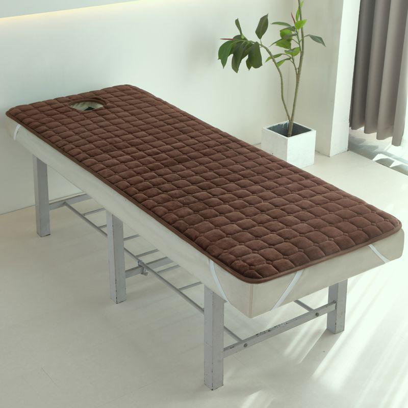 Thickened Velvet Beauty Mattress with Holes Soft Non slip and Warm Mattress Sheet Lunch Break Folding Mattress