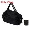 Nylon Foldable Shopping Bag With Large Capacity Waterproof Tote For Grocery Use