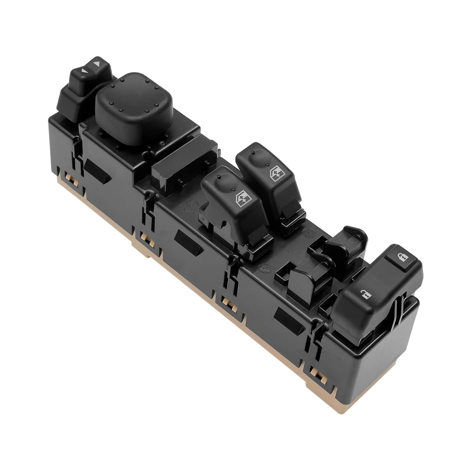 

15883322 Master Power Window Switch & Panel Assembly, Door Lock Front Driver Side with Mirror Folding Control Bezel, Compatible with 2003-2007 Chevy 15883318