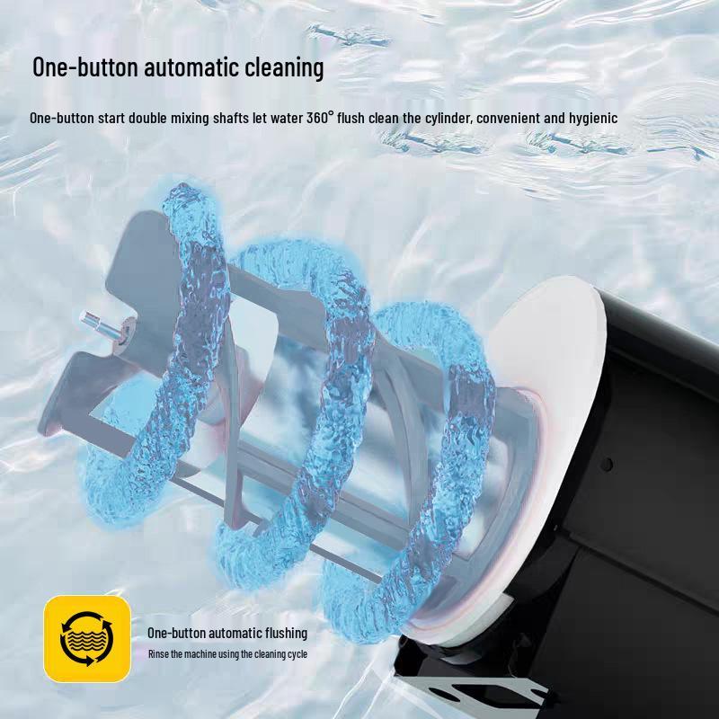 Compacte Automatische IJs- en Milkshake Maker, Multifunctionele Drank- en Smoothie Machine