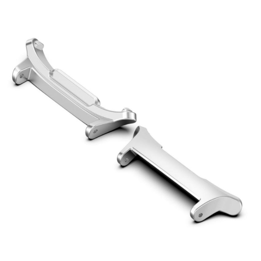 Compatible with Samsung Watch 7 Ultra 47mm Strap Connector: Stainless Steel Metal Connector Grain