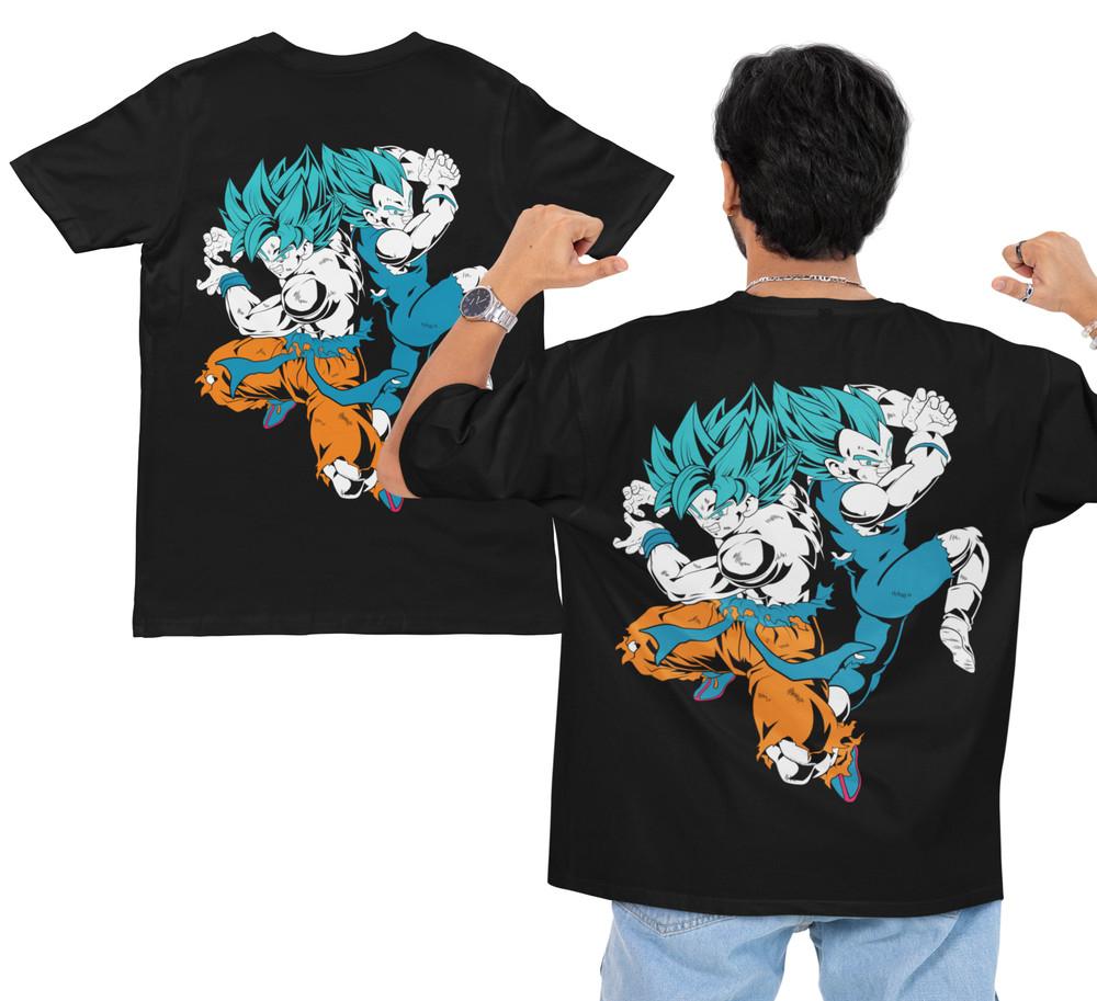 

Dragon Ball Manga Vegeta Team Son Goku Kid Kind Herren Bio T-Shirt 4XL