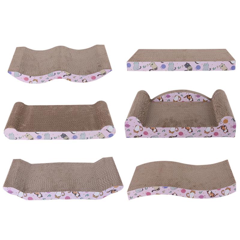 Cat Scratching Board Corrugated Paper Claw Grinder Wear-resistant Anti-scratch Cat Scratcher Pet Toy