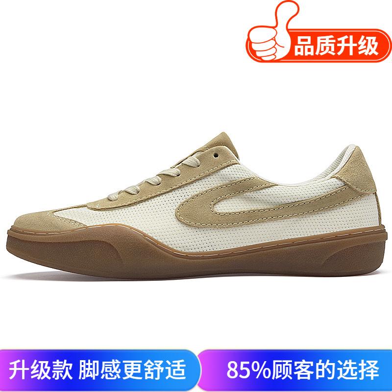 Men's shoes 2025 summer new youth leather lace-up sports board shoes versatile trend low-top flat casual shoes