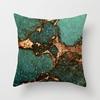 Simple Abstract Geometric Art Peach Leather Velvet Pillow, Fashionable and Comfortable Home Sofa Waist Cushion Pillow Cover