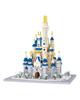 8189 Weltarchitektur Schneeschloss Palast Turm Winterbaum 3D Mini Diamantblöcke Ziegel Bauspielzeug für Kinder ohne Box