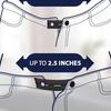 1 Pc- Elastic Waist Extender, Adjustable Belt Extender for Jeans, Button Extender for Long Pants