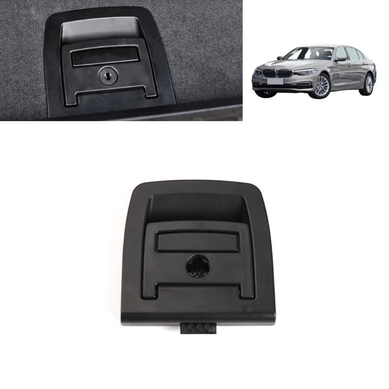 For E70 E71 X5 X6 2006-2013 Interior Rear Trunk Mat Tail Cover Handle Auto Accessories 2 Colors Keyhole