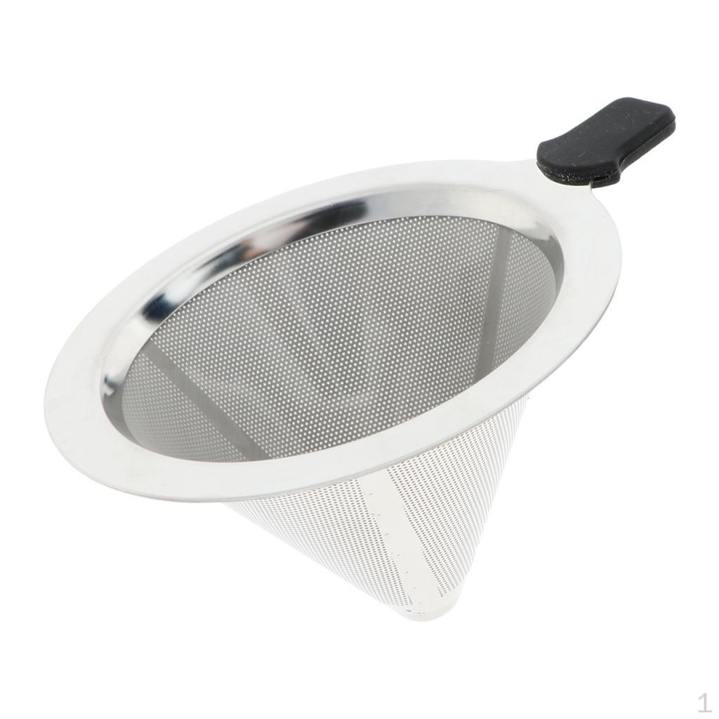 

Cone Dripper Reusable Dual Coffee 12x12x7.5cm