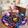 PAC Print Round Rug, Washable Floor Carpet, For Entryway Dorm Laundry Room Office Study, Home Decor Birthday Christmas Gift