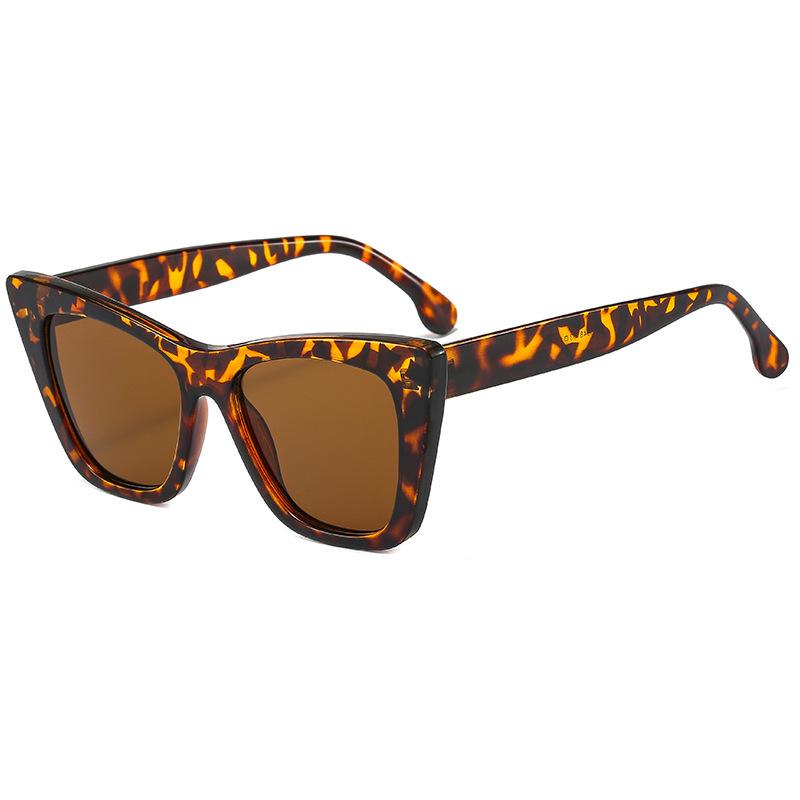 French Cat Eye Sunglasses Minimalist Design Elegant Personality Uv400 Protection Sun Glasses 3548