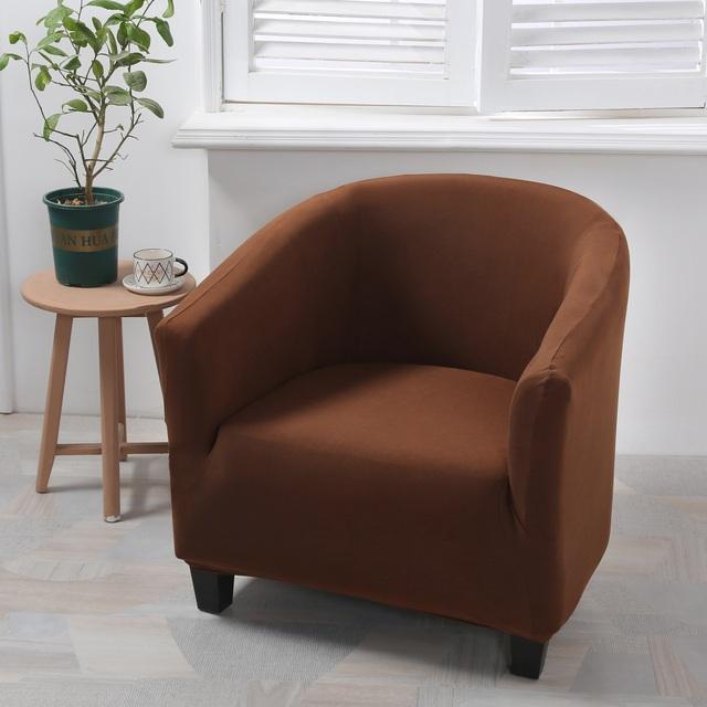 Printed Chair Slipcover Stretchy Armchair Cover U Shape Chair Cover Club Sofa Cover Bar Counter Couch Covers Used For Living Room Room