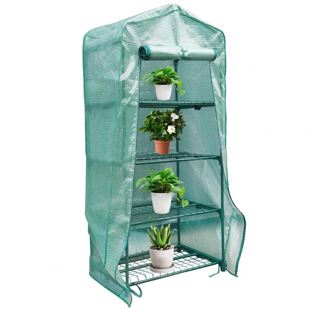 Portable PVC Greenhouse Cover Foldable Anti-Aging Greenhouse Cover for Small Flower House Nursery Room
