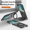 For Samsung Galaxy Z Flip 7 Full Cover Magnetic Mobile Phone Cases Translucent Cover with Magnet for Z Flip 7 Matte Cases New