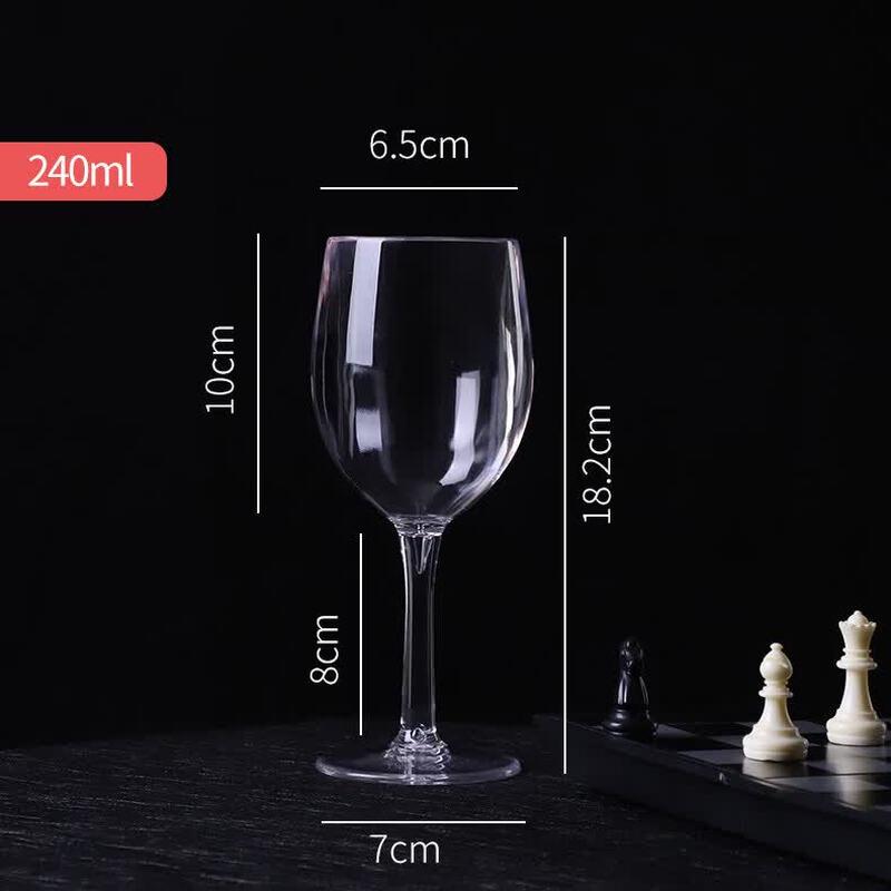 ZISIZ Shatterproof PC Plastic Champagne Flute