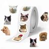 500Pcs/Roll Playful Cats Animation Graffiti Waterproof Stickers Diy Phone Laptop Notebook Guitar Suitcase Decals Cute Cat Stickers
