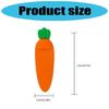 Decorative Bookmarks Carrot Page Markers Silicone Bookmarks Simple Book Markers Creative Bookmarks for Reading