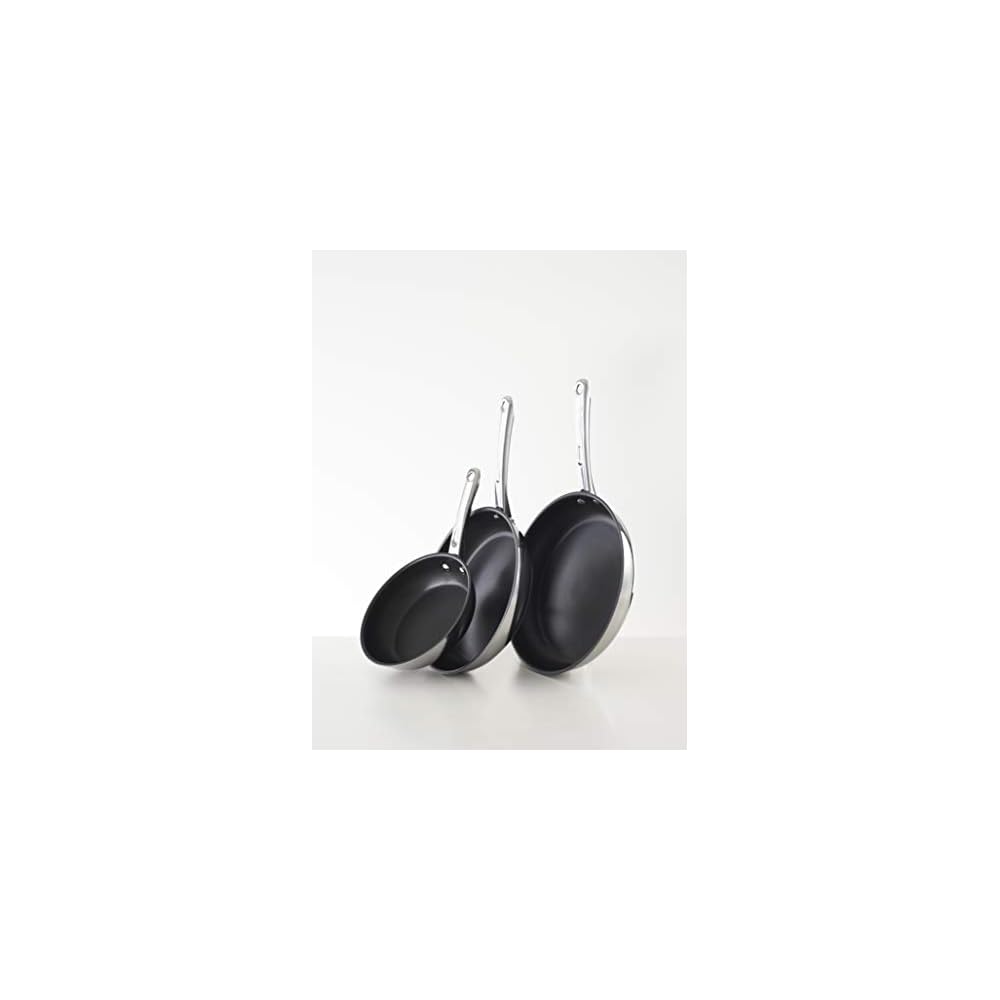 Meyer 20cm Stainless Steel Frying Pan, IH Compatible, Non-stick Coating, Three-layer Bottom, Maxim