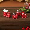 Wooden Christmas Train Ornament For Home Xmas Tree Holiday Party Christmas Decoration Kid Toys Gift New Year Ornament Navidad