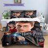 Set Copripiumino Trapuntato con Fantasia Salvatore Potter Federa Decorazione per la Casa Regalo (1 * copripiumino + 2 * federa, senza nucleo)