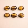Tiger’s Eye Oval Cabochons – Natural Golden Brown Gemstone for Jewelry Making