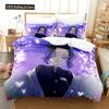 3D Print Kochou Shinobu Bed Anime Demon Slayer Bedding Set 200x200 Teens Boys Twin Single Queen King Full Duvet Cover Sets