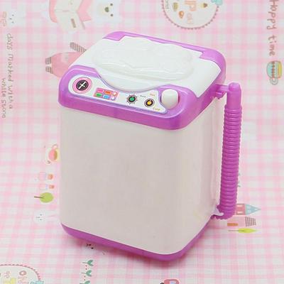 Cute Silicone Doll Washing Machine Mini House Furniture Accessory