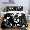 Magpies de Collingwood Set de Colcha con Patrón Decoración del Hogar Regalo (1 funda nórdica + 2 fundas de almohada sin relleno.)