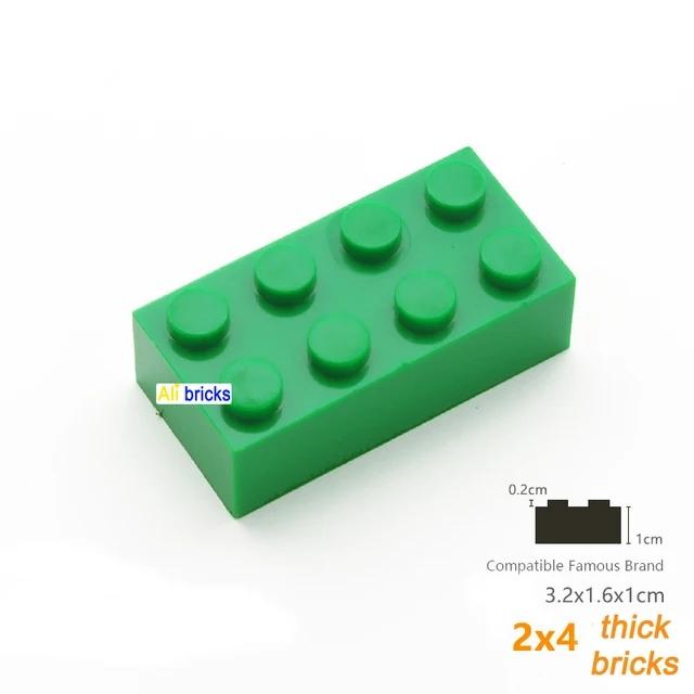 

20Pcs MOC Works With Assembles Particles 3001 2x4 Designed For Construction Blocks Parts DIY Bricks Bulk Model Instructive Tech Parts Playthings