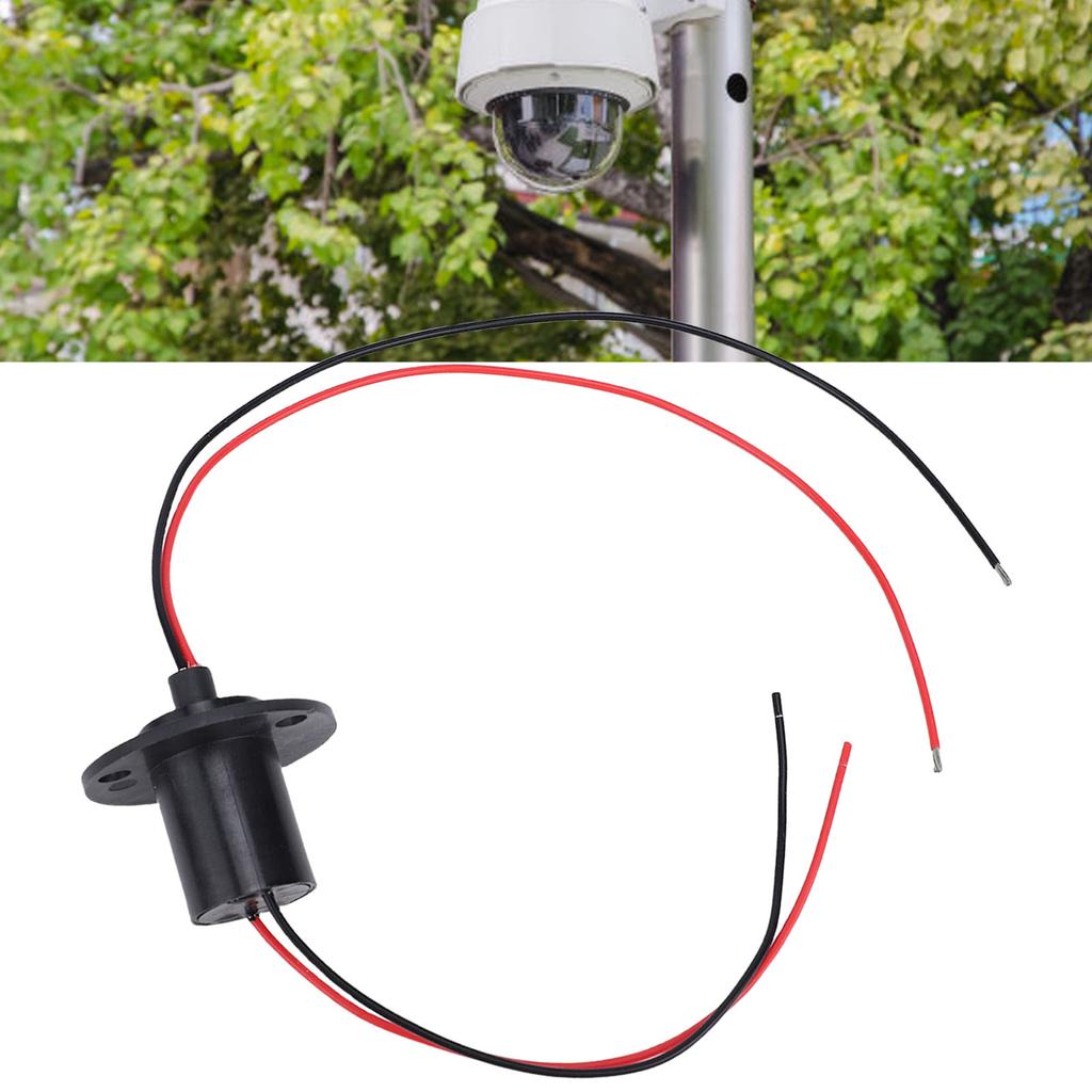 Elektrischer Schleifring 2 Drähte 10A 250 U/min 22 mm Durchmesser 360 Grad Drehung Elektrisches Gelenk für Prüfgeräte Drehtisch