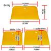 9Piece Automotive Body Adhesive Scrapers Plastic Scrapers 4/5/6Inch Set for Putty Application Surfaces Smoothing