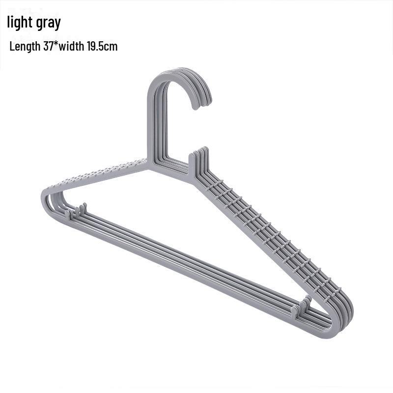 

Многофункциональные нескользящие пластиковые вешалки для одежды, упаковка 20 шт. для сушки и хранения женской одежды 5 pieces светло-серый